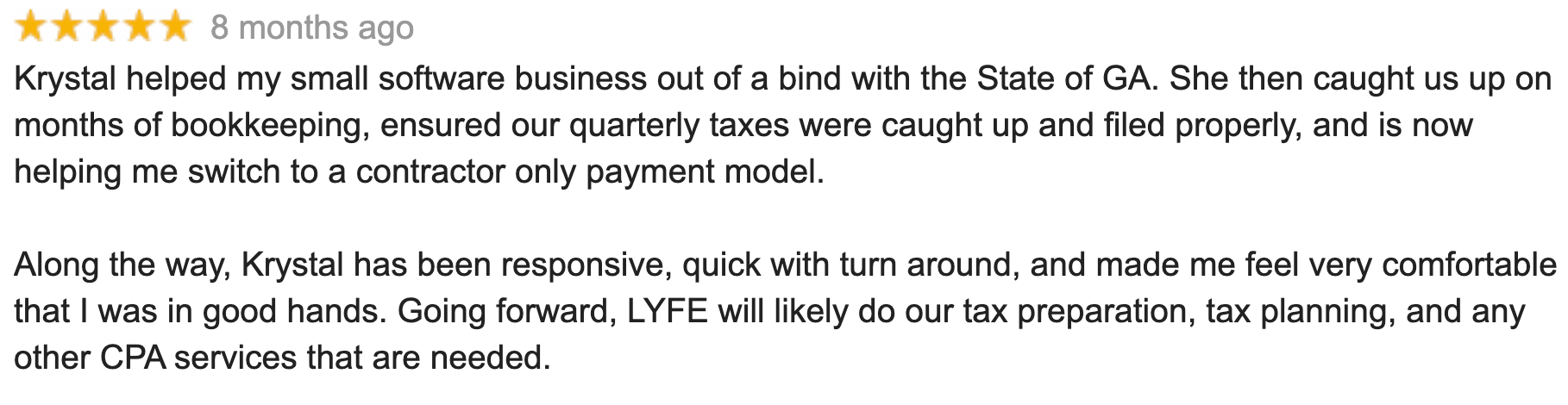 LYFE Accounting online review