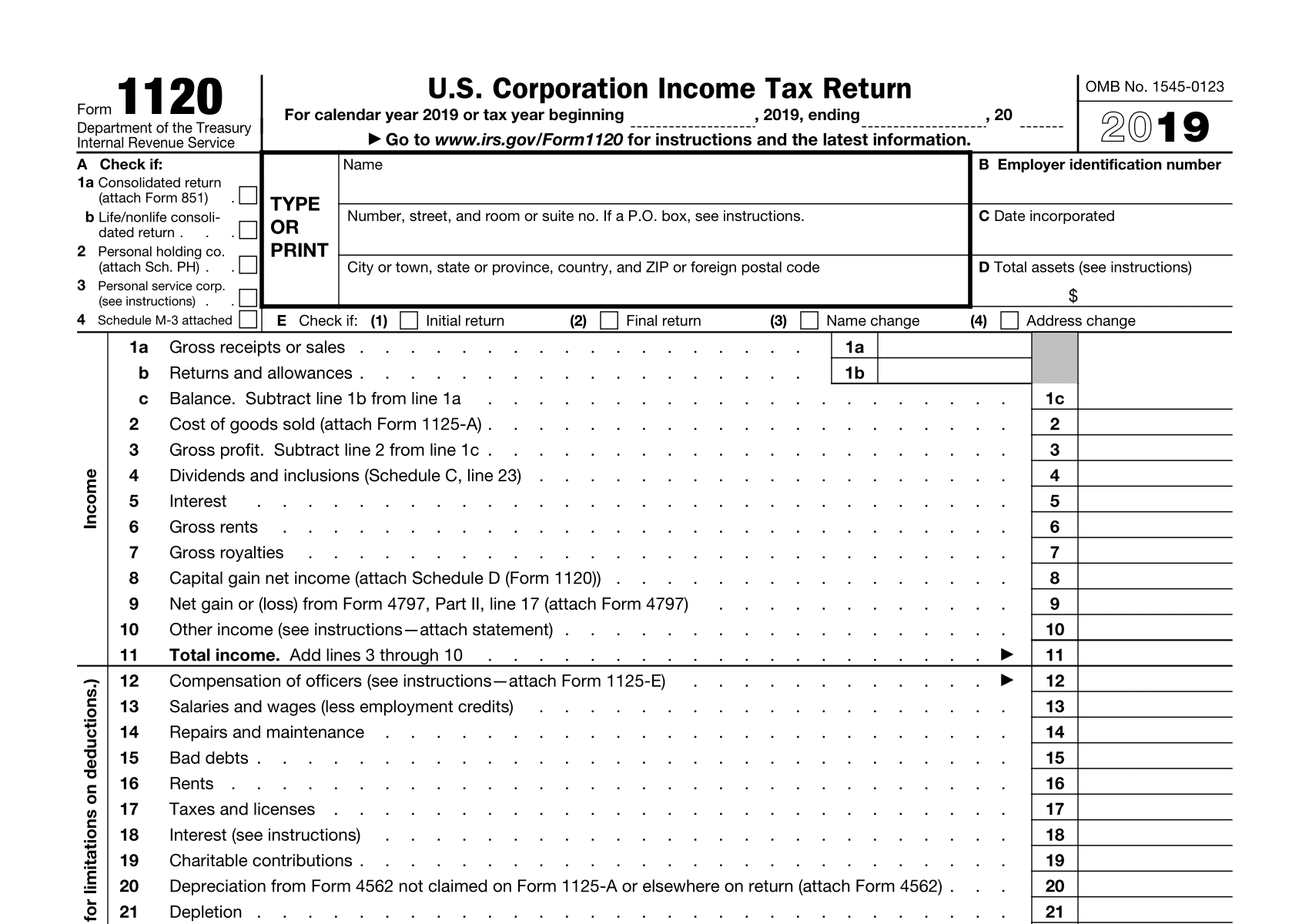 Form 1120