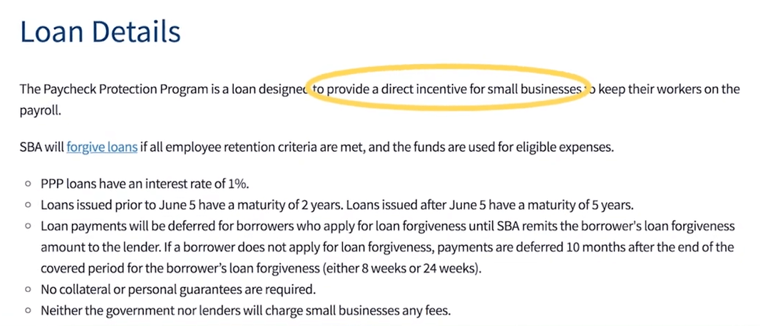 PPP loan forgiveness