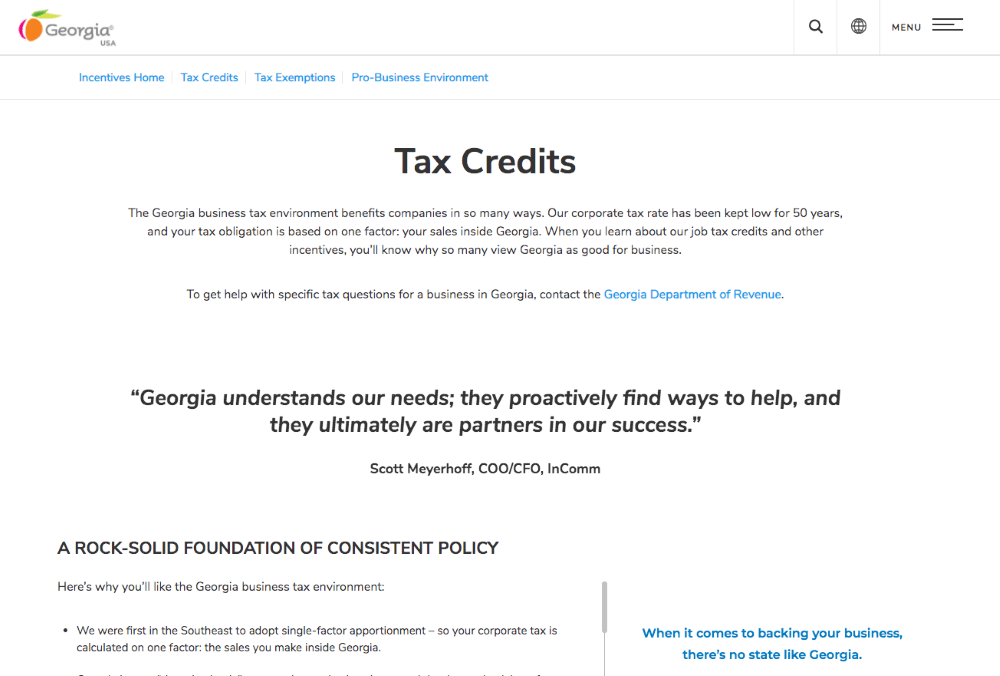 tax credits