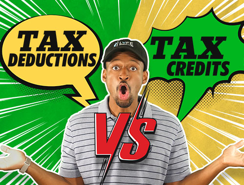 tax credits vs tax deductions