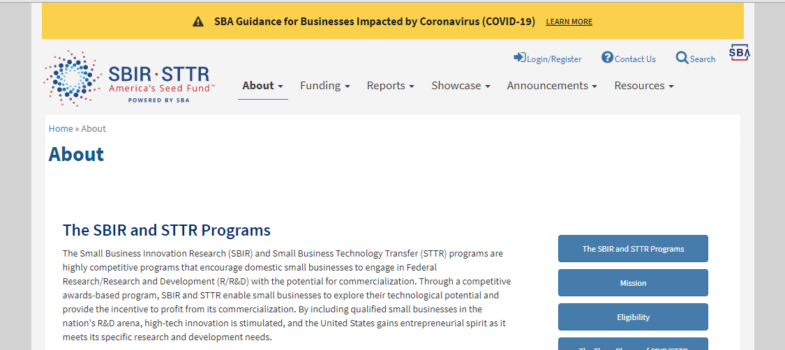 list of small business grants
