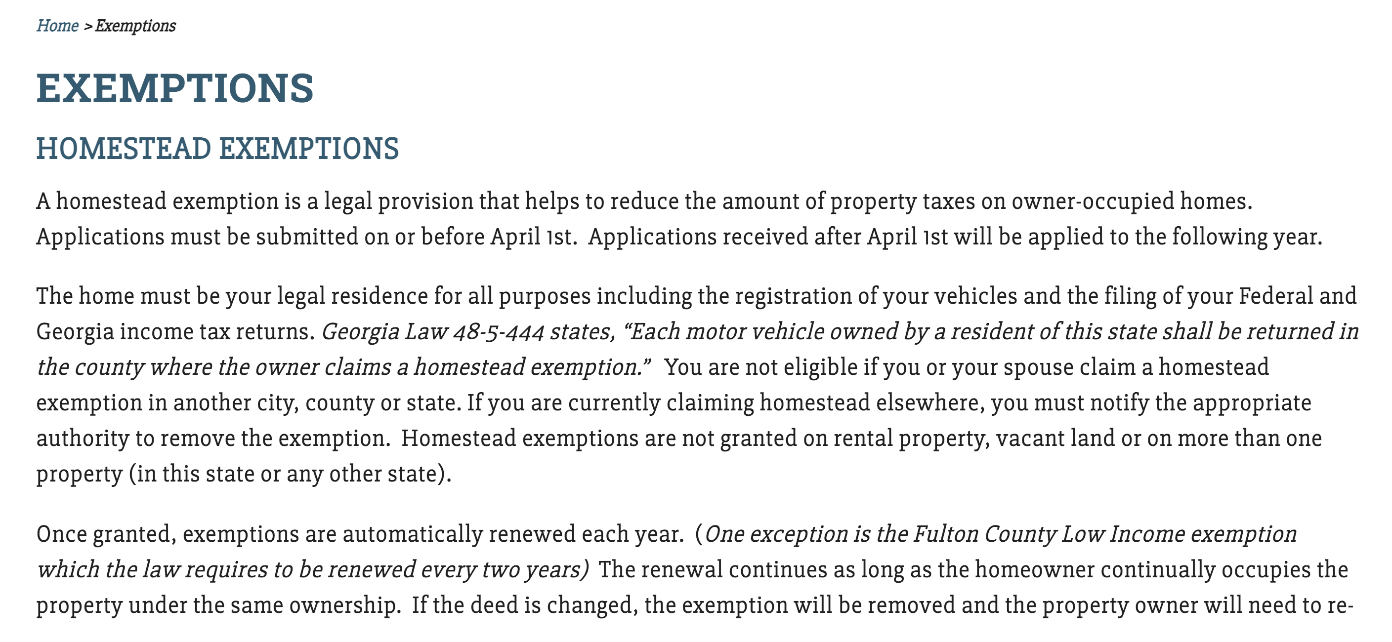 pay less in property taxes