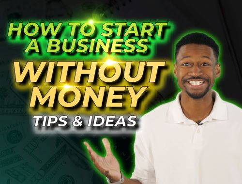 start a business without money
